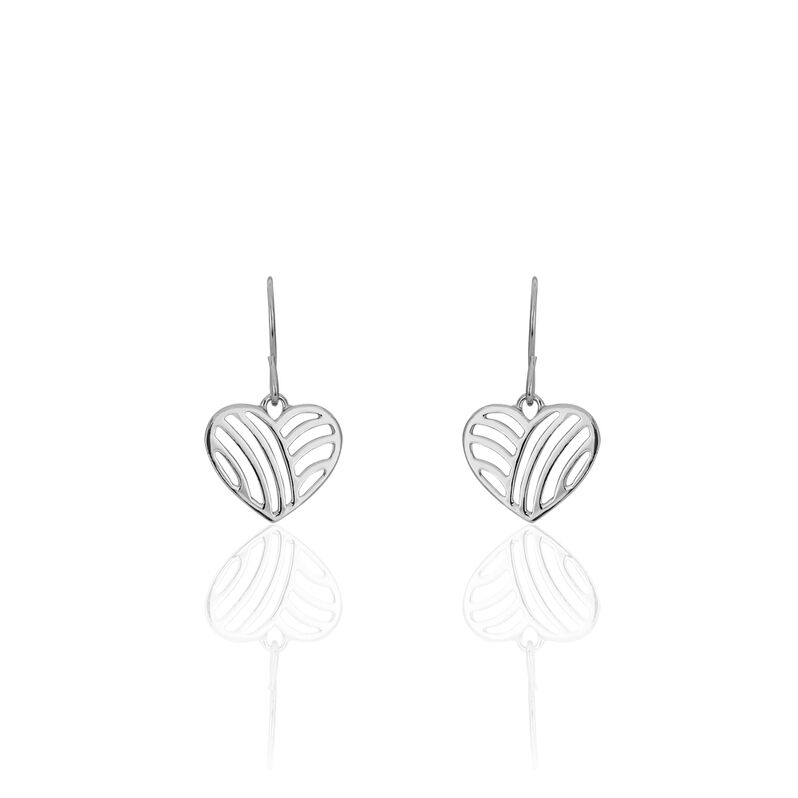 Boucles D'oreilles Pendantes Argent Blanc - Spannringe Damen | OROVIVO