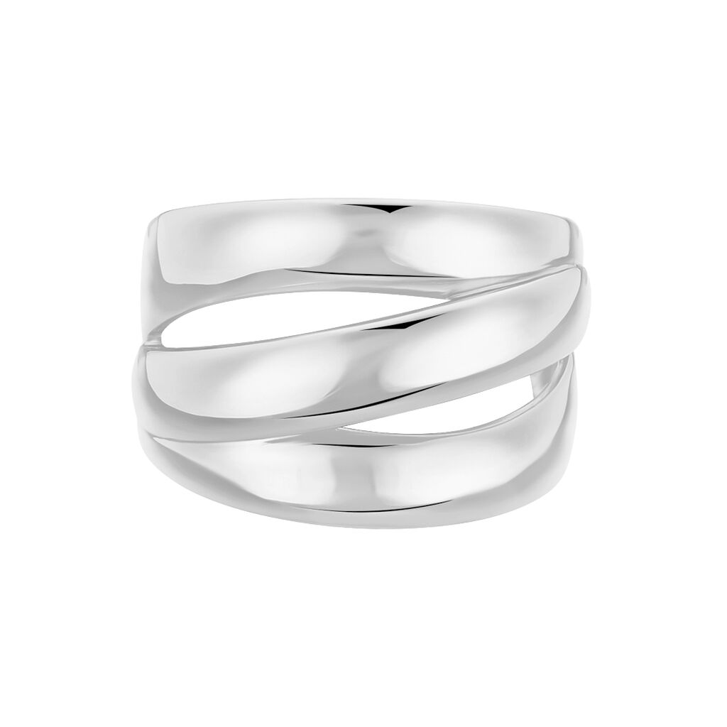 Damen Ring Silber 925 Welle