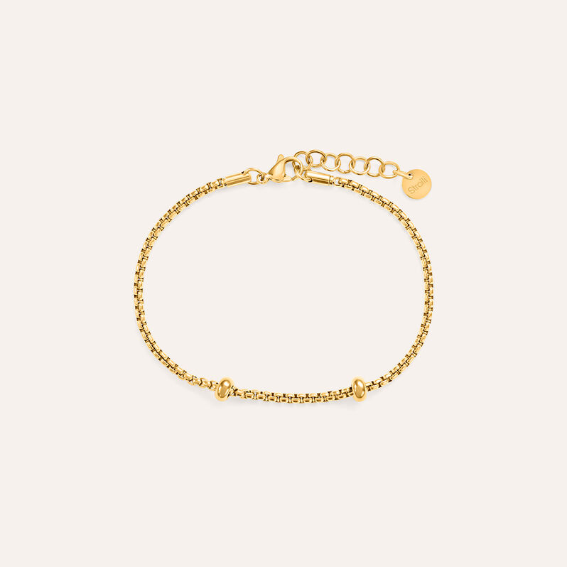 Bracciale Essential Code Acciaio Dorato - Spannringe Damen | OROVIVO