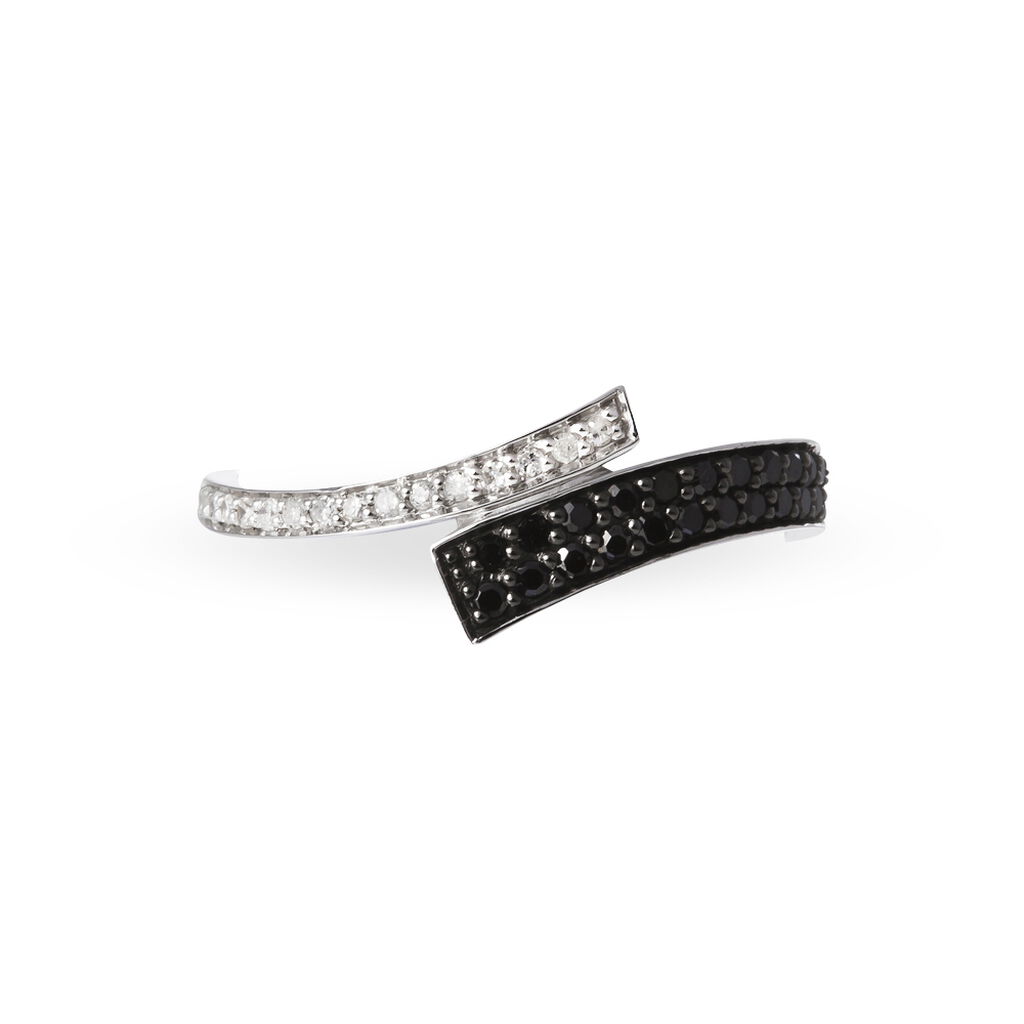Bague Amelie Or Blanc Diamant - Spannringe Damen | OROVIVO