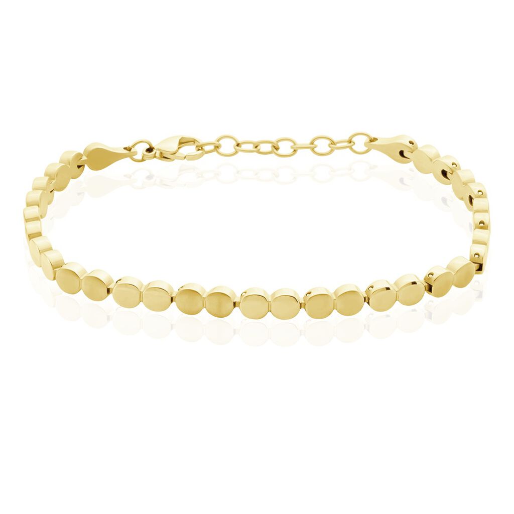 ILSE Damen Armband Titan vergoldet B 4,9 mm