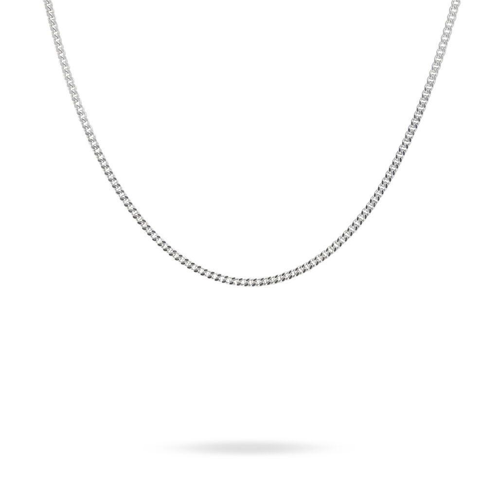 Chaîne Angeli Maille Gourmette Argent Blanc - Spannringe Damen | OROVIVO
