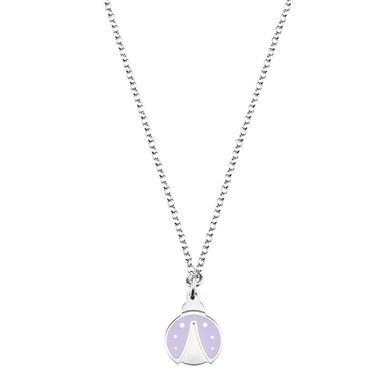 Girocollo cavallino in argento 925 rodiato e smalto - Spannringe Kinder | OROVIVO