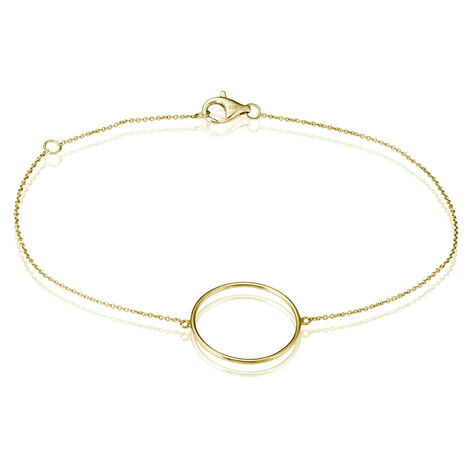 Damenarmband Silber 925 Vergoldet Kreis  - Armbänder mit Anhänger Damen | OROVIVO