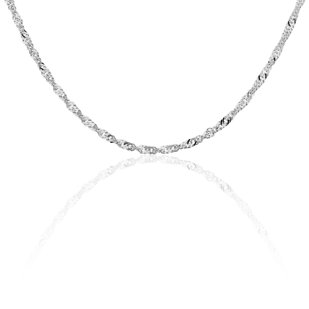 SINGAPUR S 7 Damen Kette Silber 925 B 2 mm, Kette ohne Stein