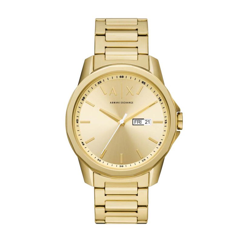 Montre Armani Exchange Doré - Spannringe Herren | OROVIVO