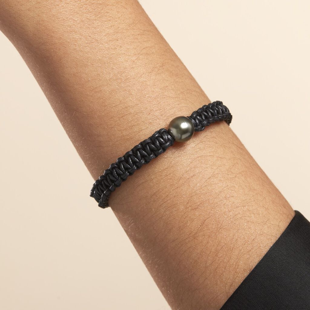 Bracelet Or Gris  Et Perle - Spannringe Damen | OROVIVO
