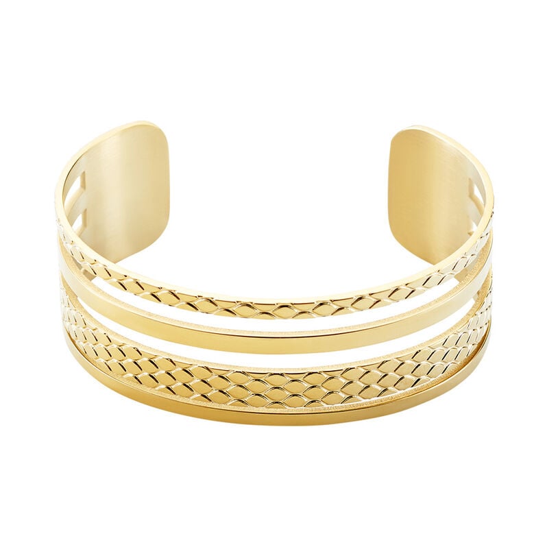 ROMINA Damen Armreif / Armspange Edelstahl vergoldet - Armreifen Damen | OROVIVO