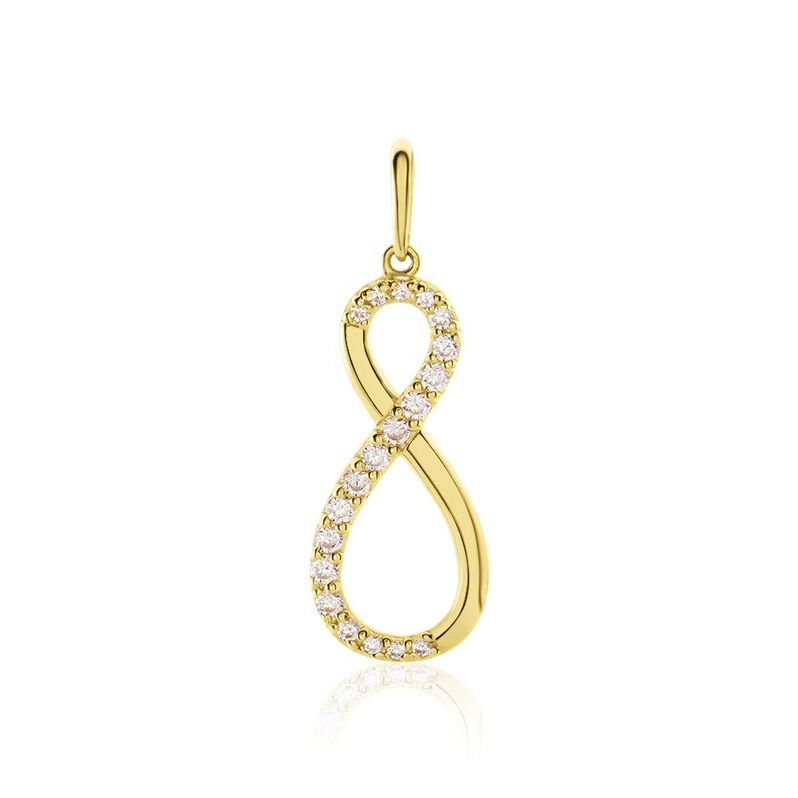 Pendentif Breval Or Jaune Oxydes De Zirconium - Spannringe Damen | OROVIVO