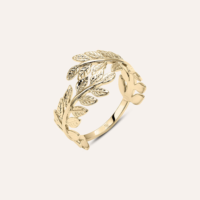 Anello Fantasia Golden Dream Placcato Oro Giallo - Spannringe Damen | OROVIVO