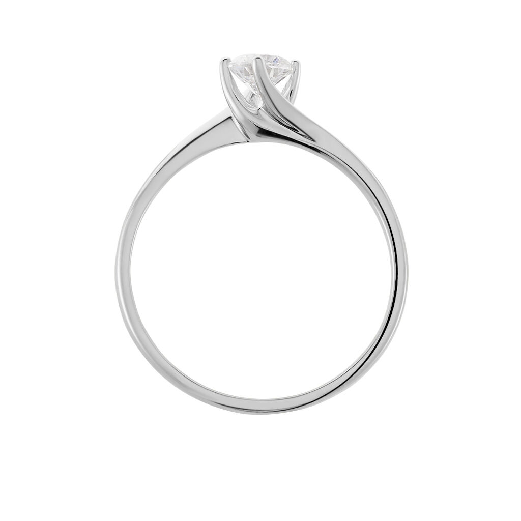 Damen Ring Weißgold 750 Diamant 0,42ct Firmamenti  - Solitärringe Damen | OROVIVO