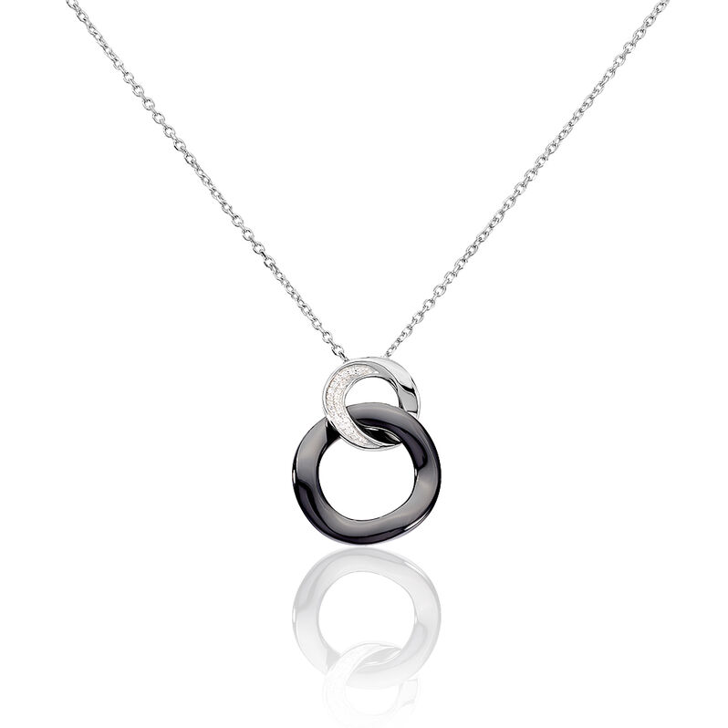 Collier Lou Argent  Et Ceramique - Spannringe Damen | OROVIVO