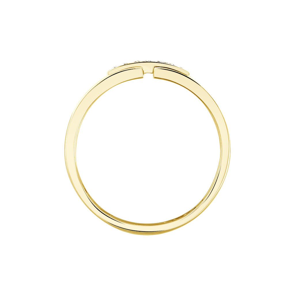 Bague Lucia Or Jaune Diamant - Spannringe Damen | OROVIVO