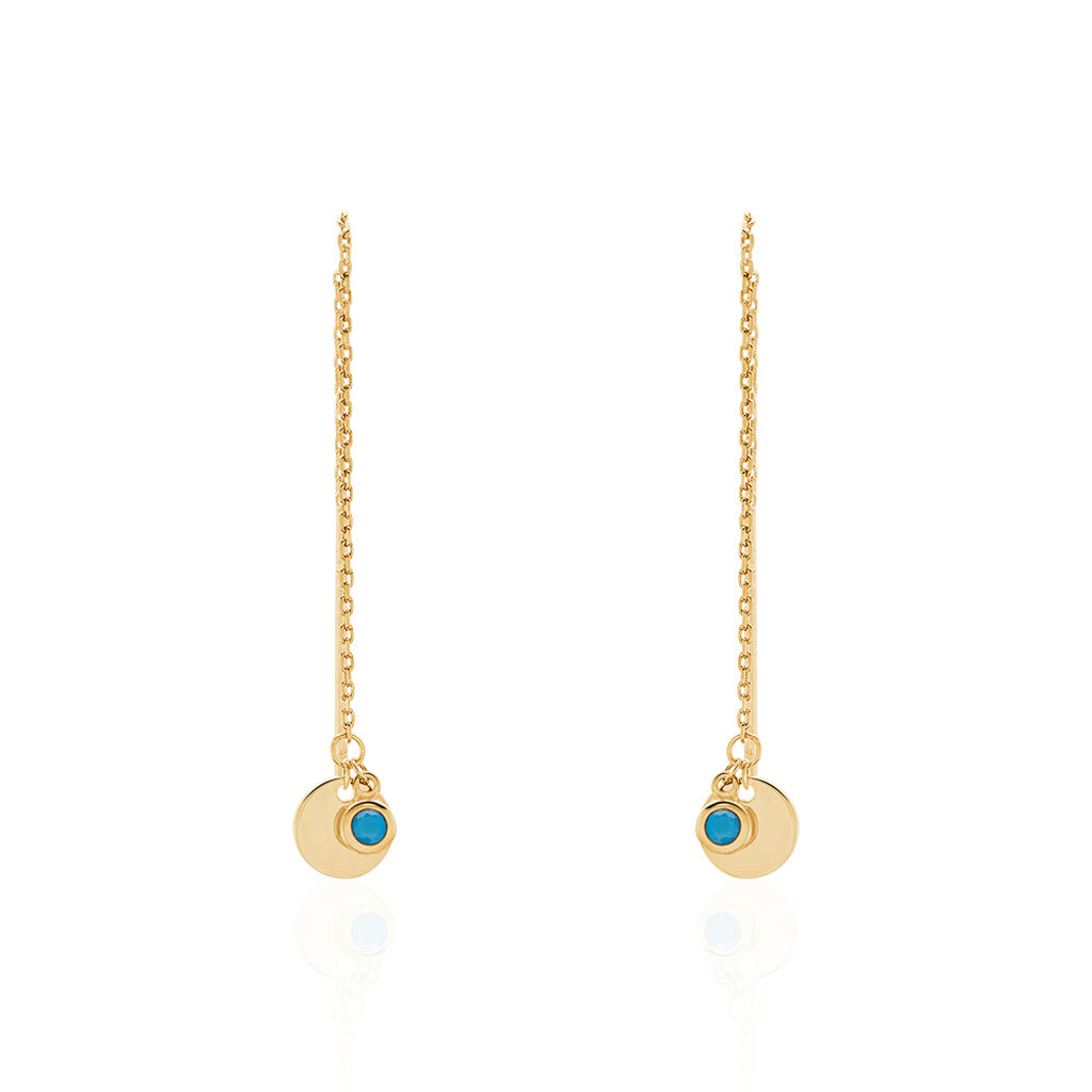 Boucles D'oreilles Plaque Or Carmellia P - Spannringe Damen | OROVIVO