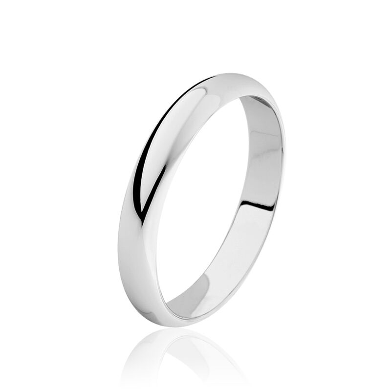 Alliance Demi Jonc Or Blanc - Spannringe Familie | OROVIVO