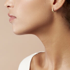 Damen Creolen Gold 333 Zirkonia  - Creolen Damen | OROVIVO