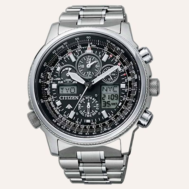 Orologio Eco Drive Citizen Radiocontrollato Jy8020-52e - Spannringe Herren | OROVIVO