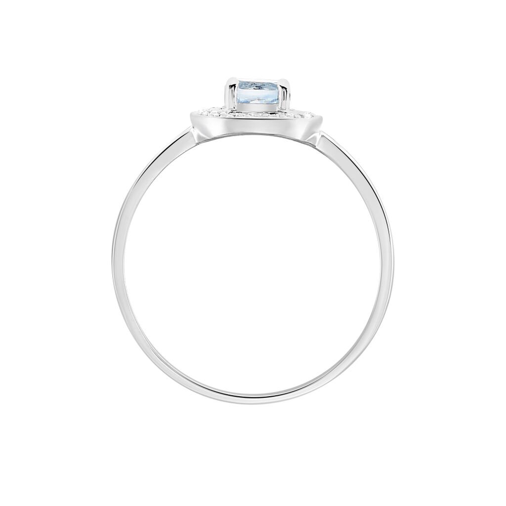 Bague Or Weiss Priscillya Topaze Oxydes - Spannringe Damen | OROVIVO