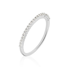 Damenring Weißgold 375 Zirkonia - Eheringe Damen | OROVIVO
