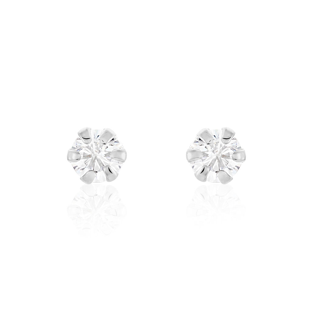 Damen Ohrstecker Silber 925 Zirkonia  - Ohrstecker Damen | OROVIVO