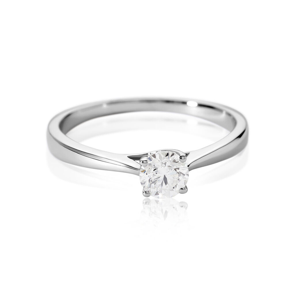 VICTORIA Damen Ring Wei&szlig;gold 585 (14 Karat) Diamant Wei&szlig; 0,52 ct