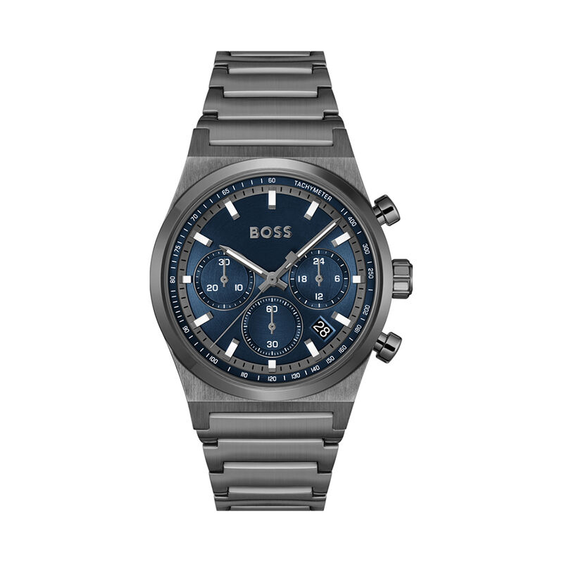 Montre Boss Candor Chrono Bleu - Spannringe Herren | OROVIVO
