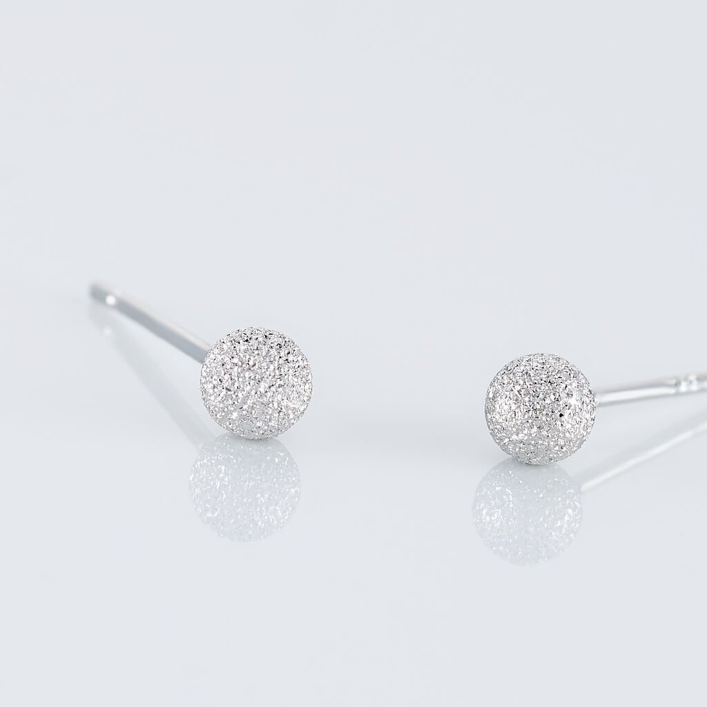 Damen Ohrstecker Silber 925 Kugel 4mm  - Ohrstecker Damen | OROVIVO