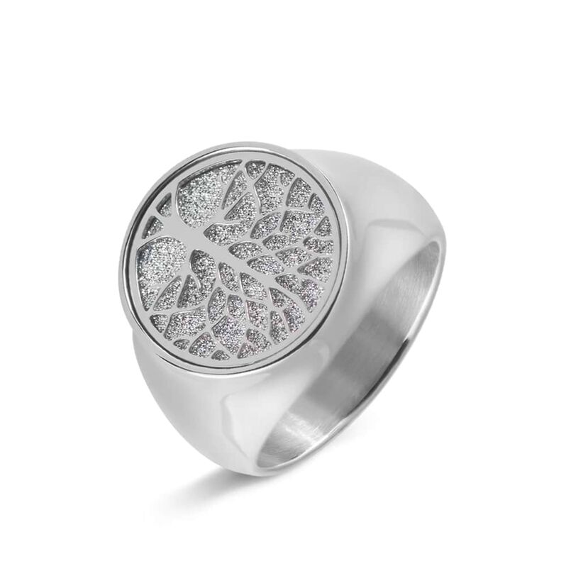 Anello Chevalier Aura Acciaio - Spannringe Damen | OROVIVO