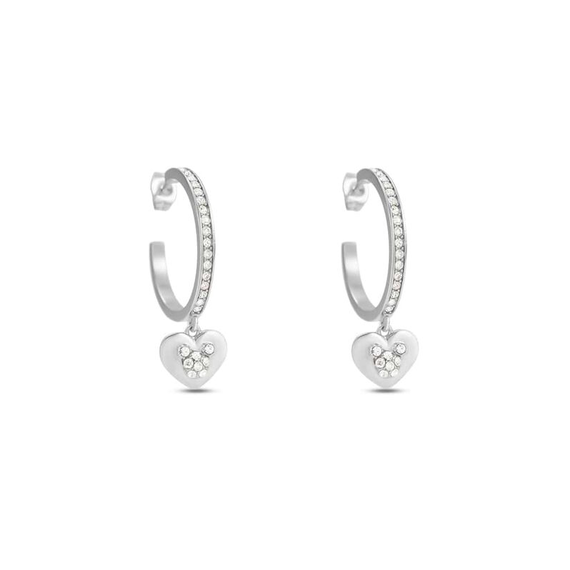 Orecchini A Cerchio Mickey Mouse & Friends Acciaio Cristallo - Spannringe Damen | OROVIVO