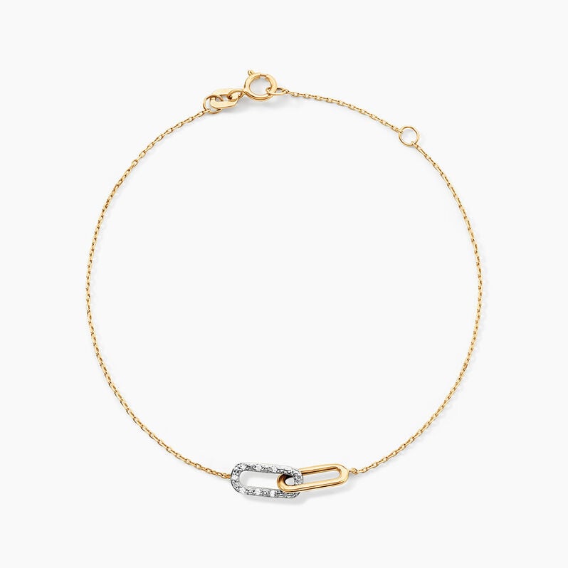 Bracelet Kerensa Or Jaune Diamant - Spannringe Damen | OROVIVO