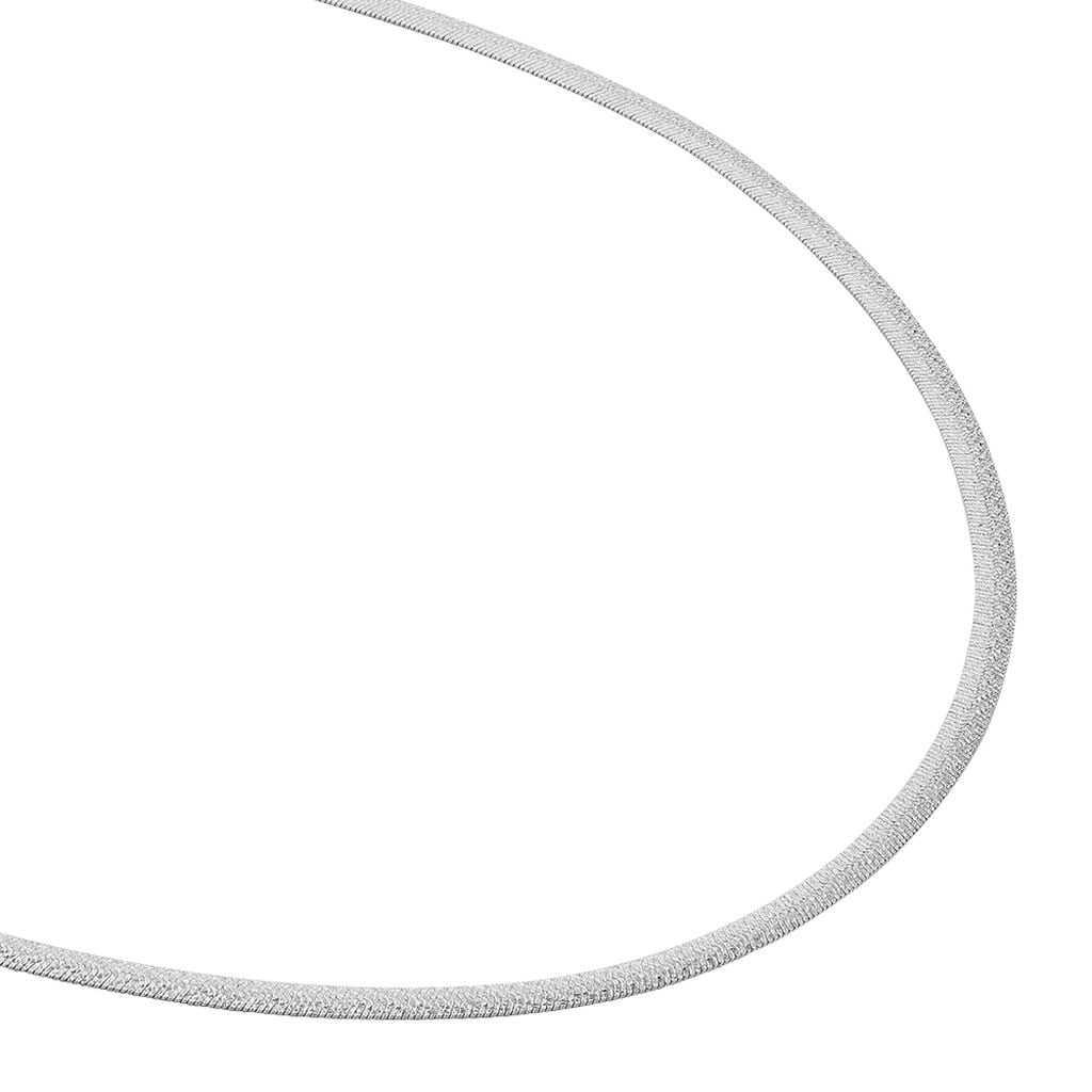 ZOUIDA HERINGBONE Damen Kette Silber 925