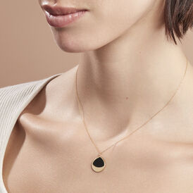 Damen Halskette Gold 375 Onyx - Ketten mit Anhänger Damen | OROVIVO