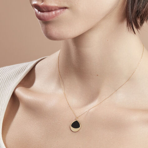 Damen Halskette Gold 375 Onyx - Halsketten Damen | OROVIVO