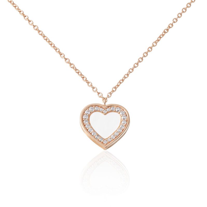 Damen Halskette Silber 925 Rosé Vergoldet - Halsketten Damen | OROVIVO