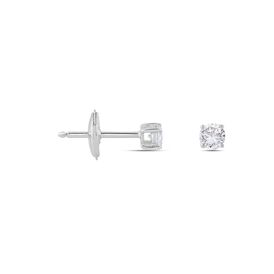 Ohrringe Weißgold 750 Synthetische Diamanten 0,15ct - Ohrstecker Damen | OROVIVO