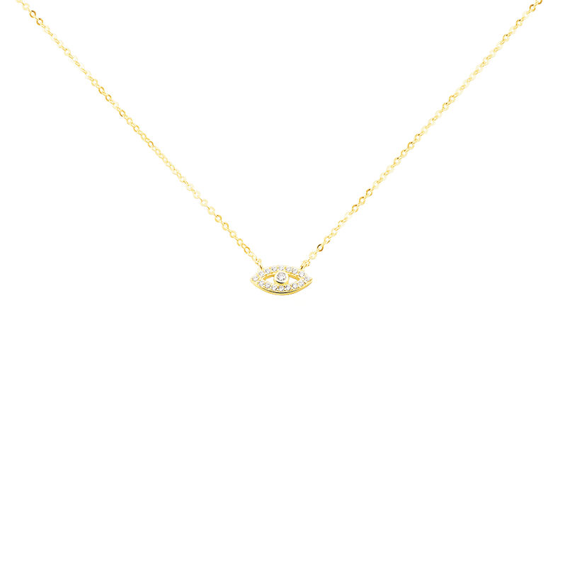 Collier Or Jaune Bernadette œil - Spannringe Damen | OROVIVO
