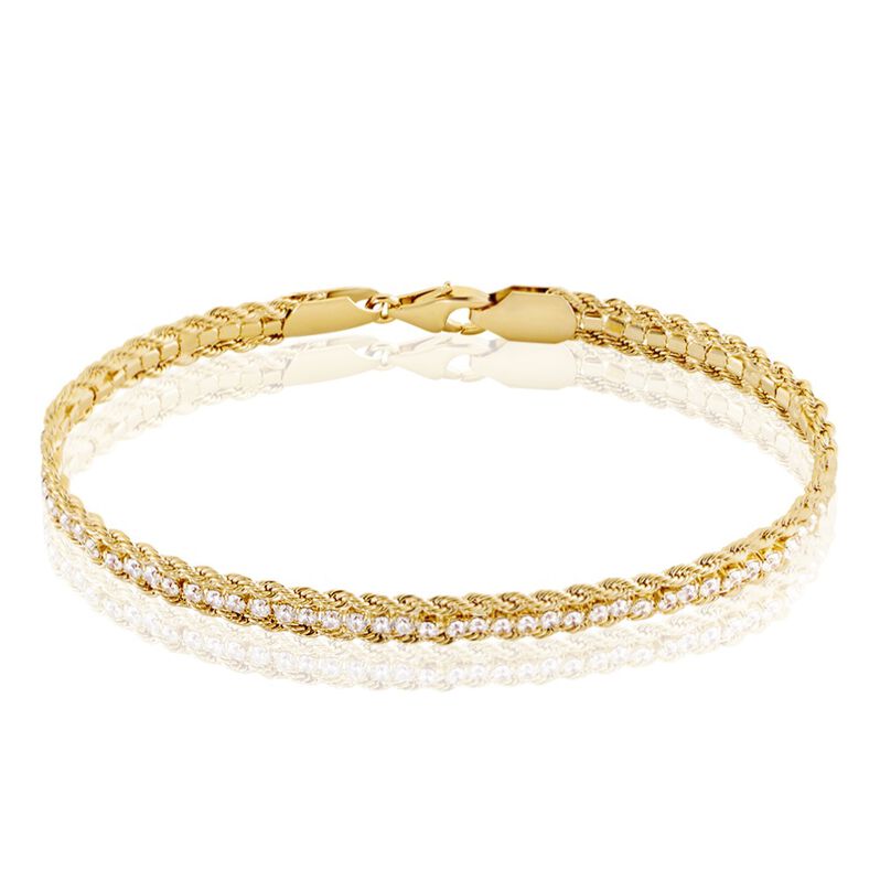 Bracelet Laur Plaqué Or Oxyde - Spannringe Damen | OROVIVO
