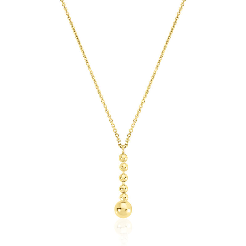 LOTTA Damen Collier Silber vergoldet 925 B 0,8 mm - Halsketten Damen | OROVIVO