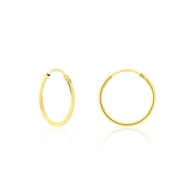 Damen Creolen Gold 375 20mm - Creolen Damen | OROVIVO