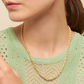 Damen Halskette Gold 585 Bicolor 45cm - Ketten ohne Anhänger Damen | OROVIVO