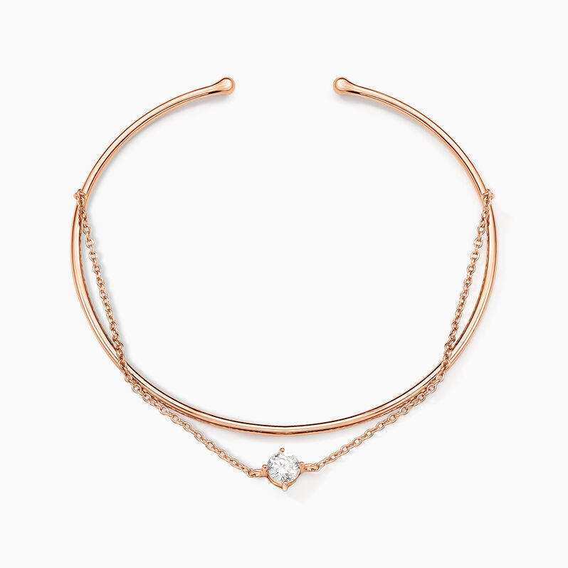 Armband Silber Rosa Ruth - Spannringe Damen | OROVIVO