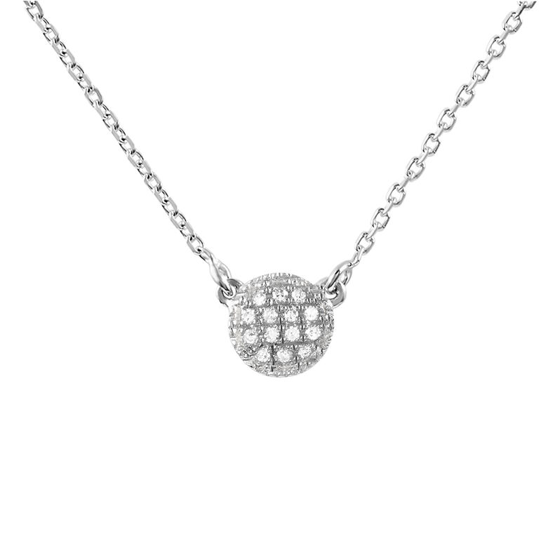 Collana Sophia Oro Bianco Diamante - Spannringe Damen | OROVIVO
