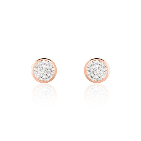 Damen Ohrstecker Roségold 375 Kristall Edmee - Ohrstecker Damen | OROVIVO