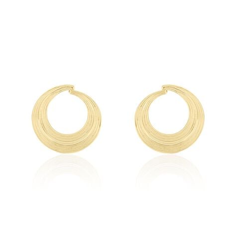 Damen Ohrstecker Messing Gold 750 plattiert  - Ohrringe Damen | OROVIVO