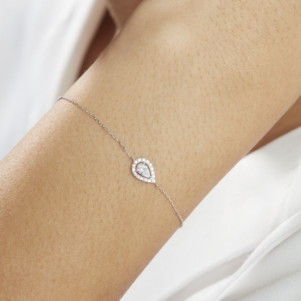 Bracelet Or Weiss Hildana - Spannringe Damen | OROVIVO