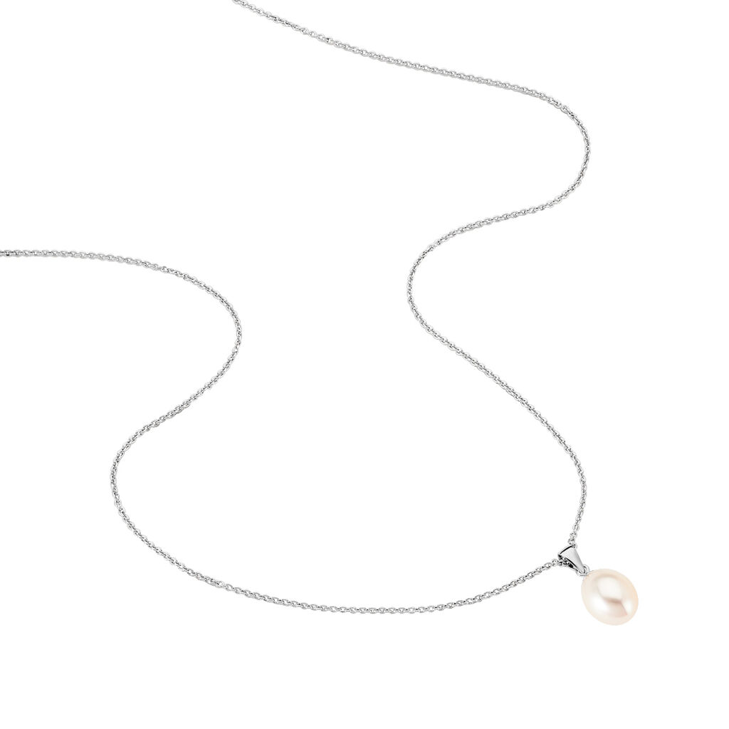 Damen Halskette Silber 925 Zuchtperle 8-9mm - Halsketten Damen | OROVIVO