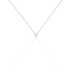 Damen Halskette Weißgold 375 Diamanten 0,052ct - Ketten mit Anhänger Damen | OROVIVO