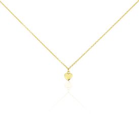 Damen Halskette Silber 925 Gold vergoldet Herz - Herzketten  | OROVIVO