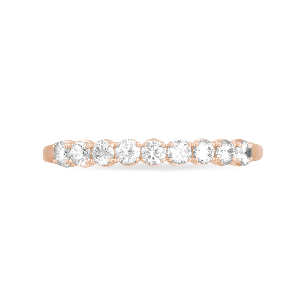 Alliance Eloise Or Rose Diamant - Spannringe Damen | OROVIVO