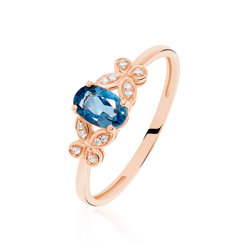 Bague Or Rose Et Topaze Anastasya - Spannringe Damen | OROVIVO